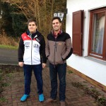 Lukas Justus (neuer Kreismeister) mit Bruder und Olympiateilnehmer Julian Justus