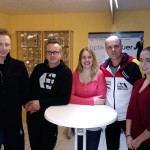 v.l. Florian, Manuel, Katharina, Frank und Lena