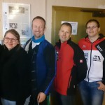 v.l. Kevin, Katrin, Alexander, Jochen und Andreas (MF)